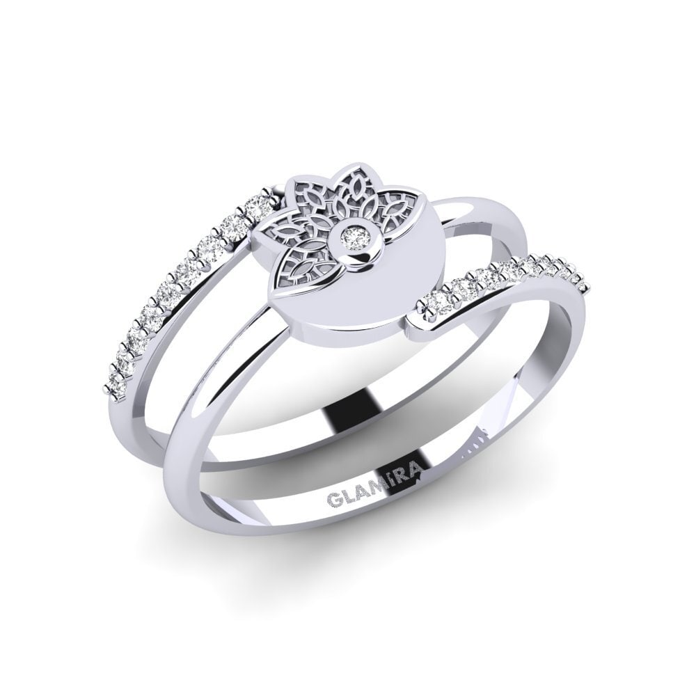 Weißsilber Ring Sturegatan