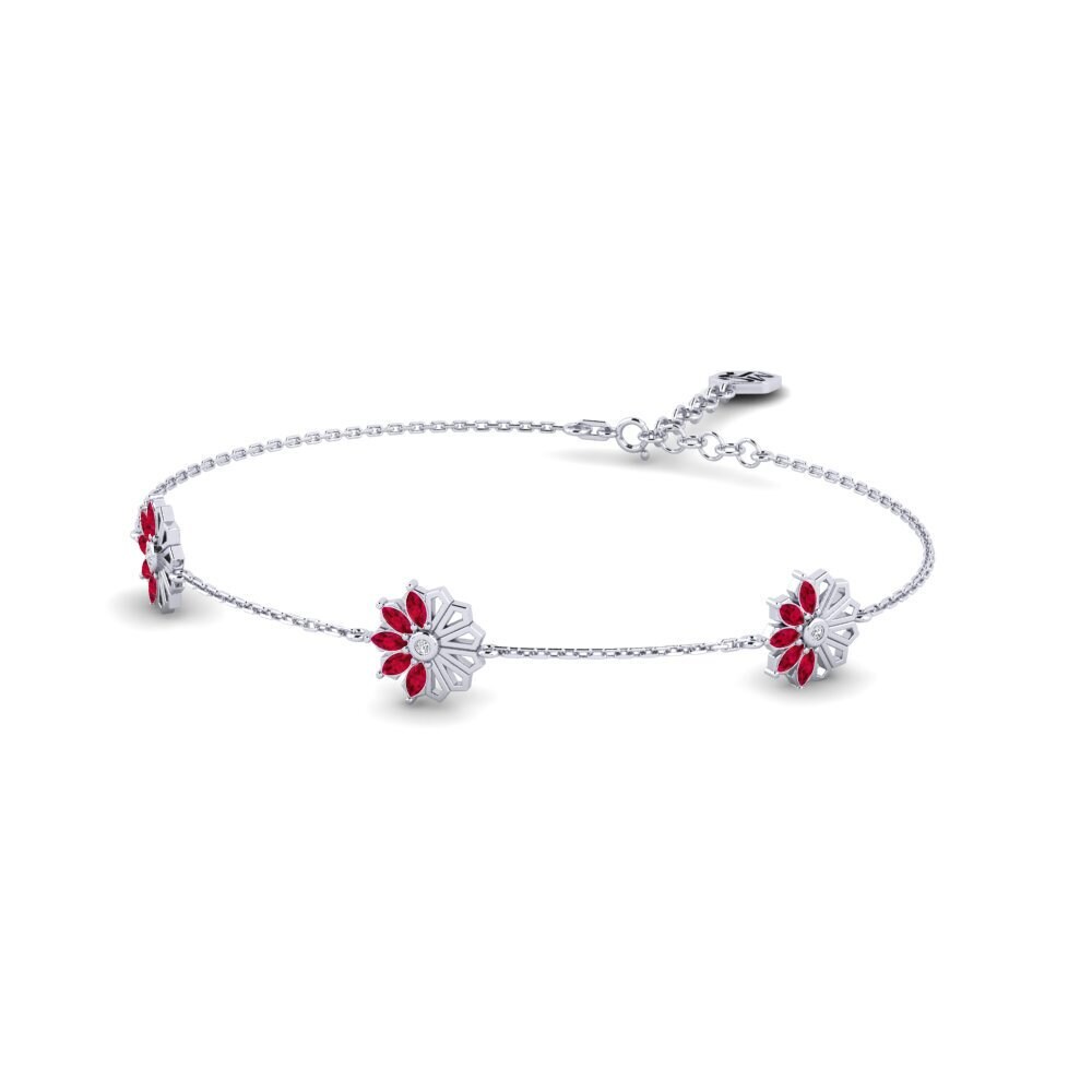 Paladio Rubí Pulsera de Mujer Tinctorius