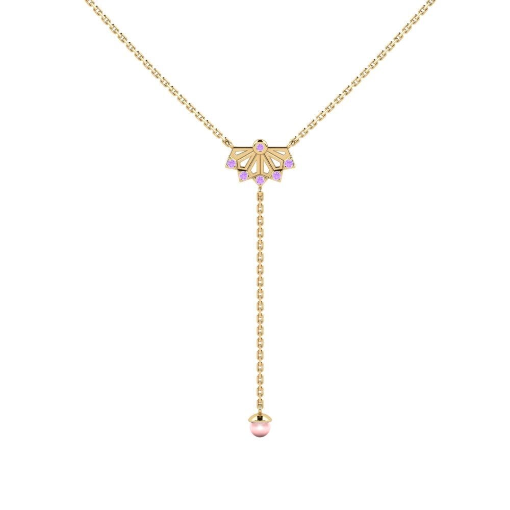 Amethyst Women's Necklace Tsurumi