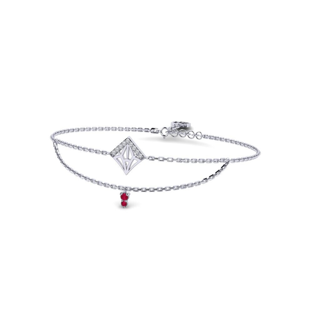 Paladio Rubí Pulsera de Mujer Matahum