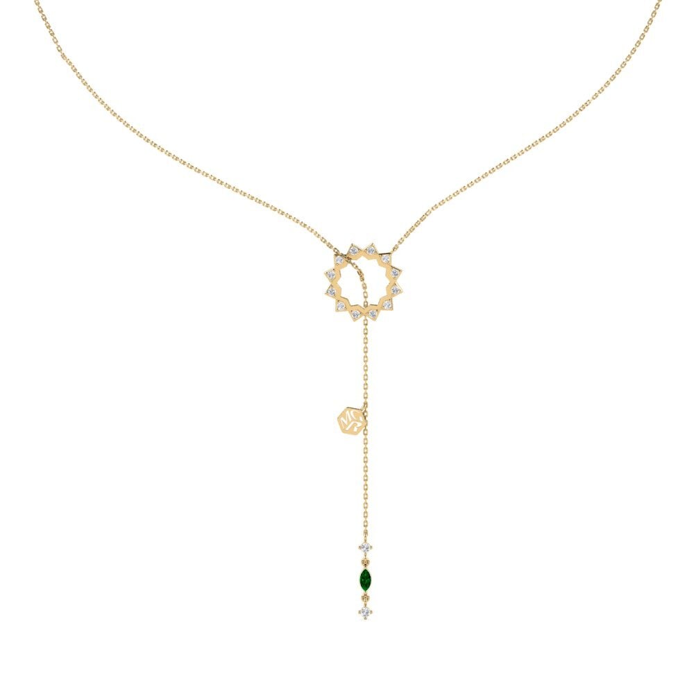 Green Zirconia Women's Necklace Ortles