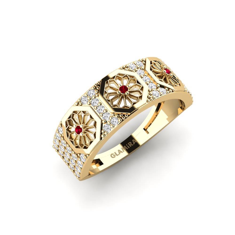 Circonita Roja Anillo Rausu