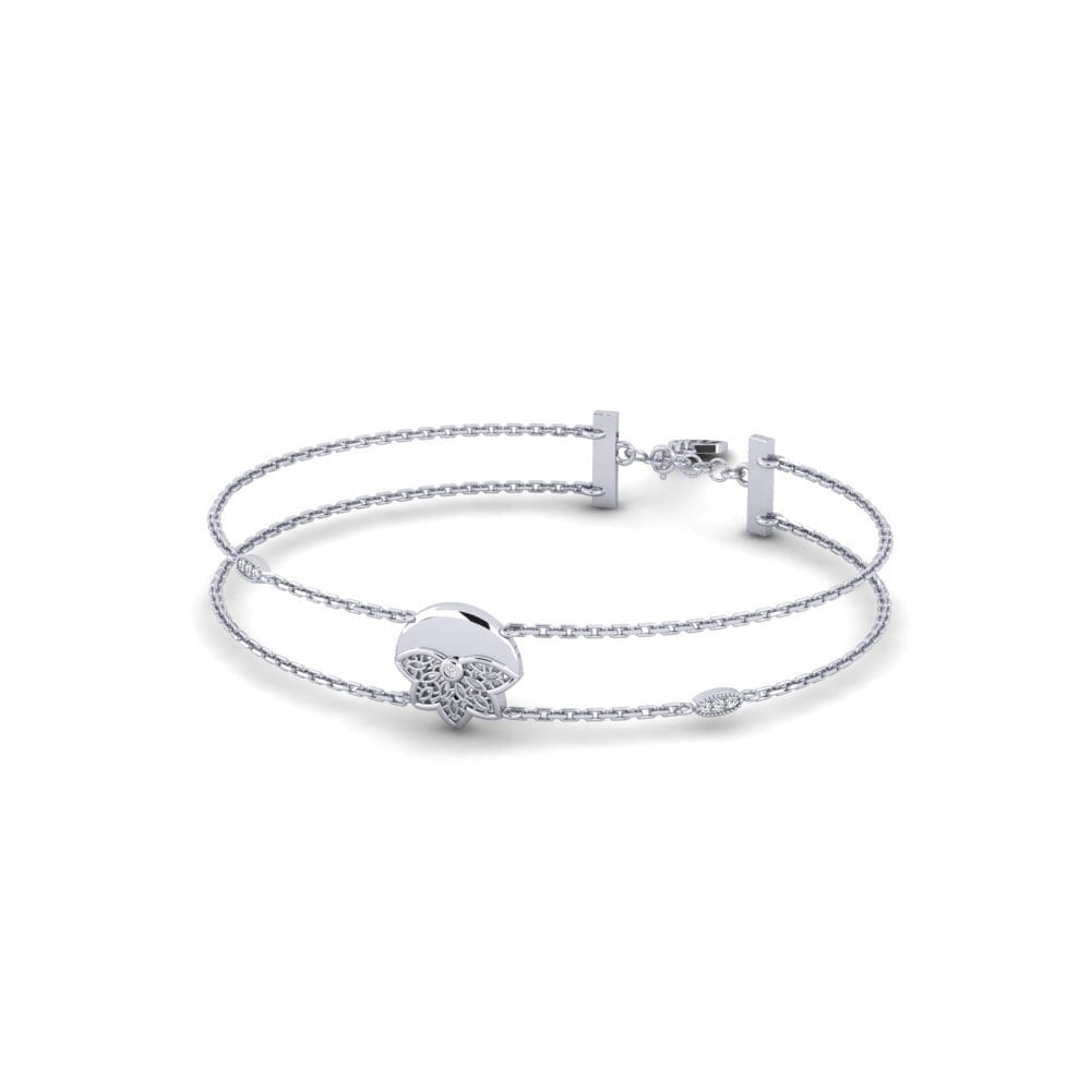 Paladio Moissanita Pulsera de Mujer Vartavagen