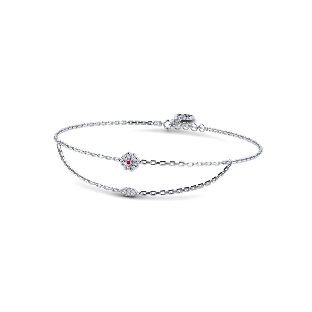 Paladio Rubí Pulsera de Mujer Vastmanna