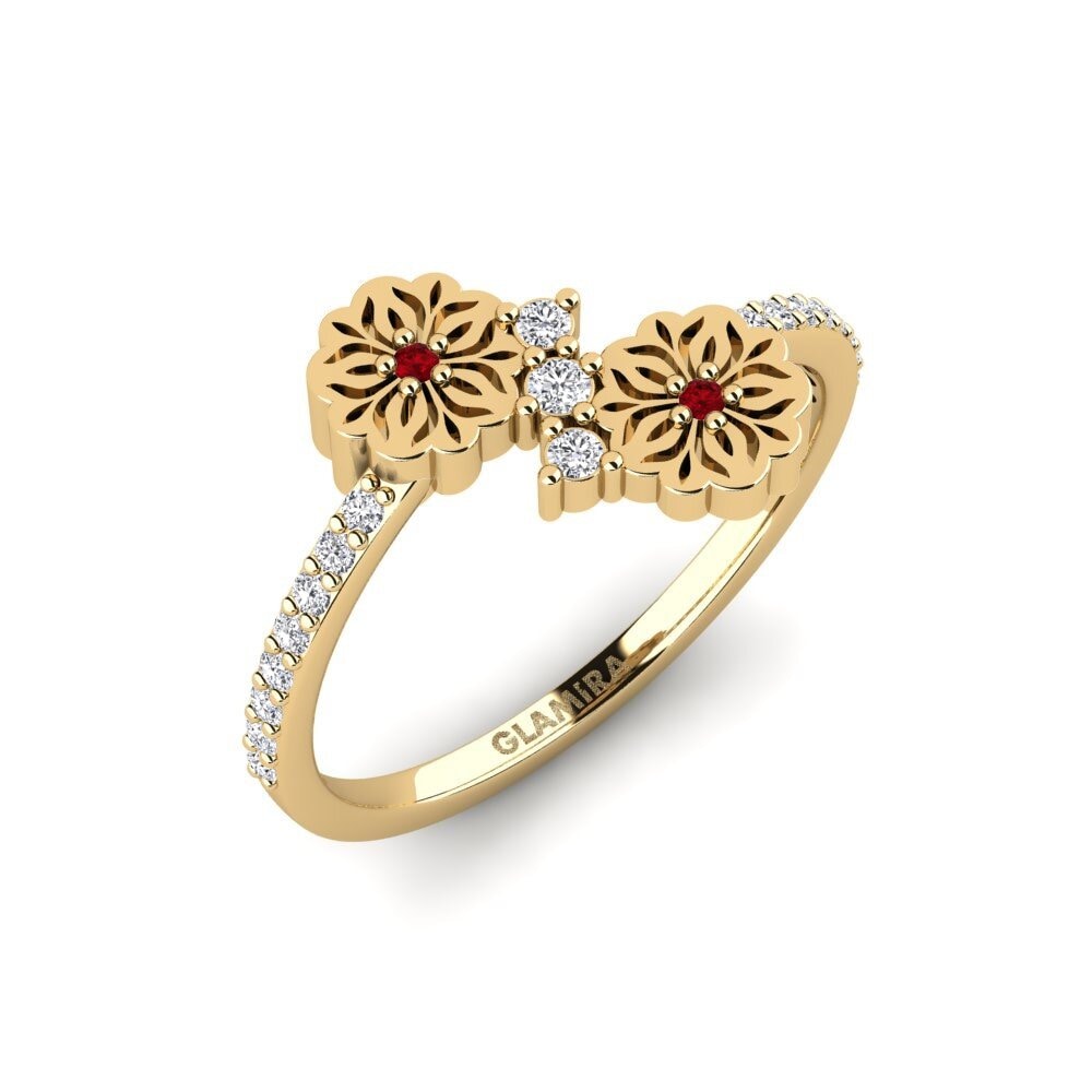 Red Zirconia Ring Arvvot