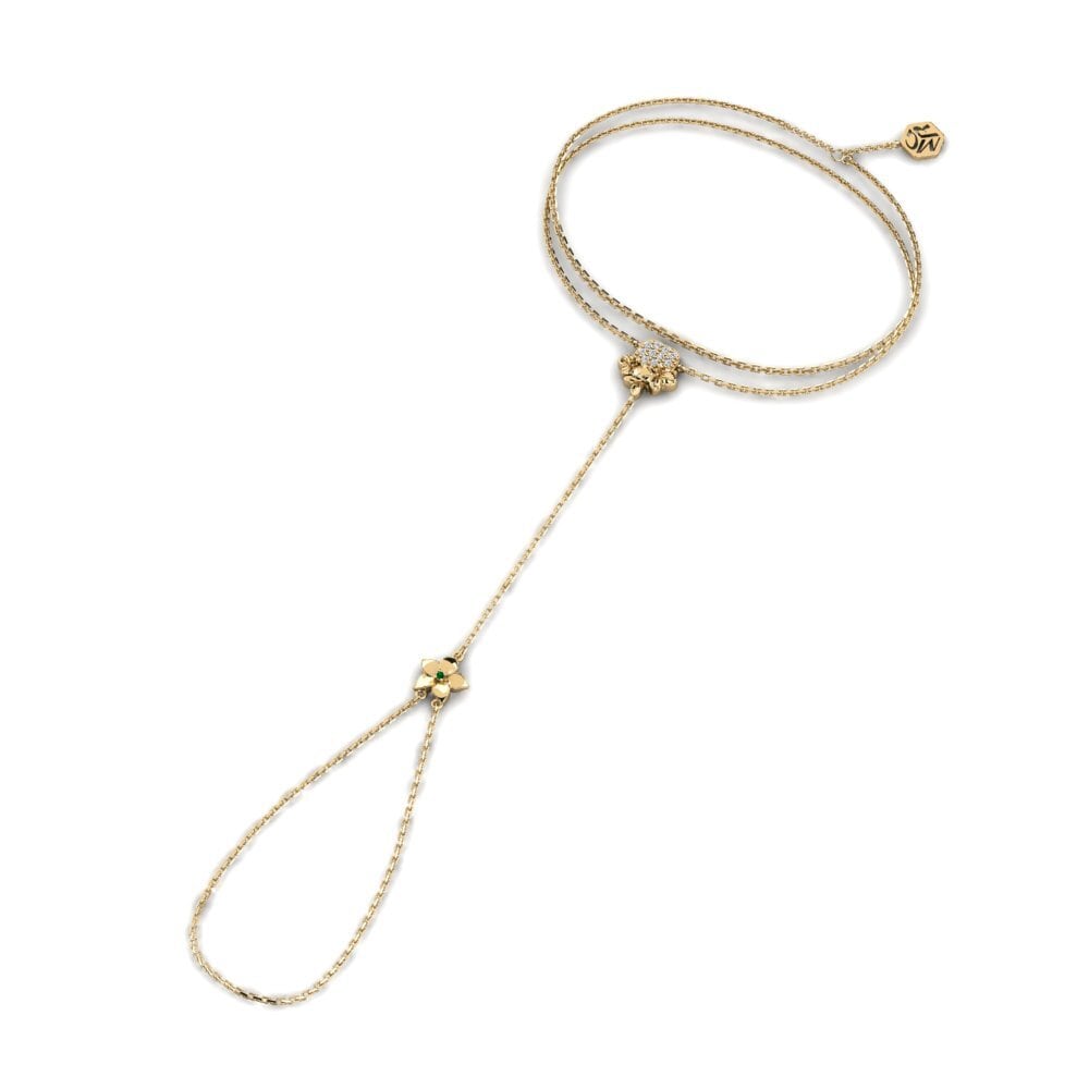 Zircônia Verde Pulseiras de Luva Avenoir