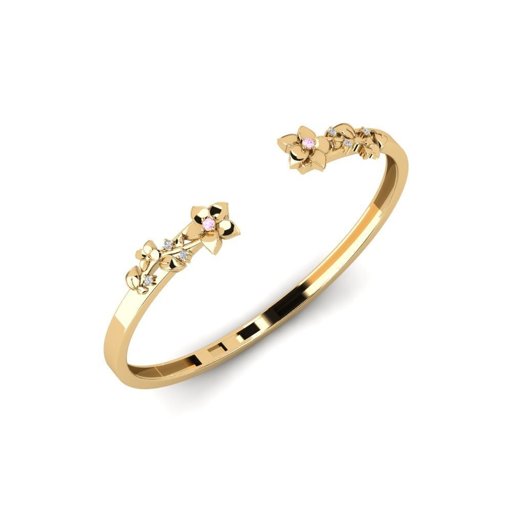 Zafiro Rosado Pulsera de Mujer Calorea