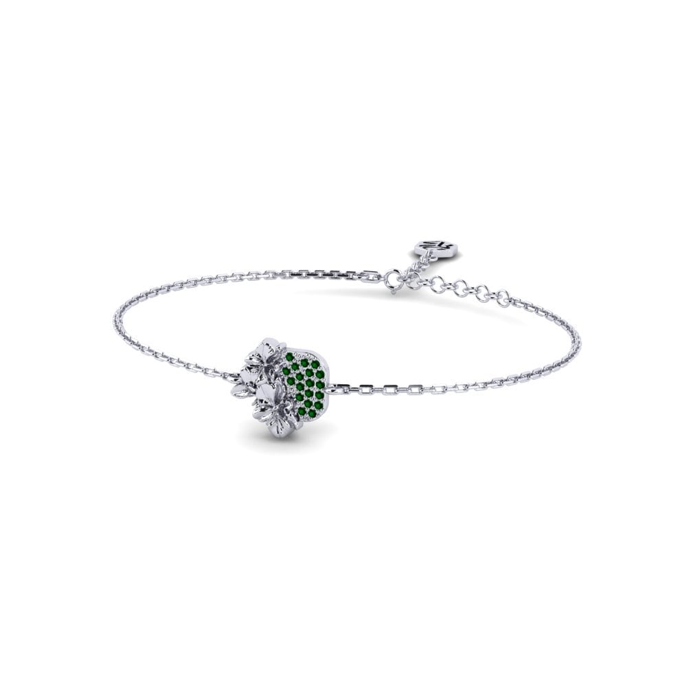 Paladio Circonita Verde Pulsera de Mujer Court