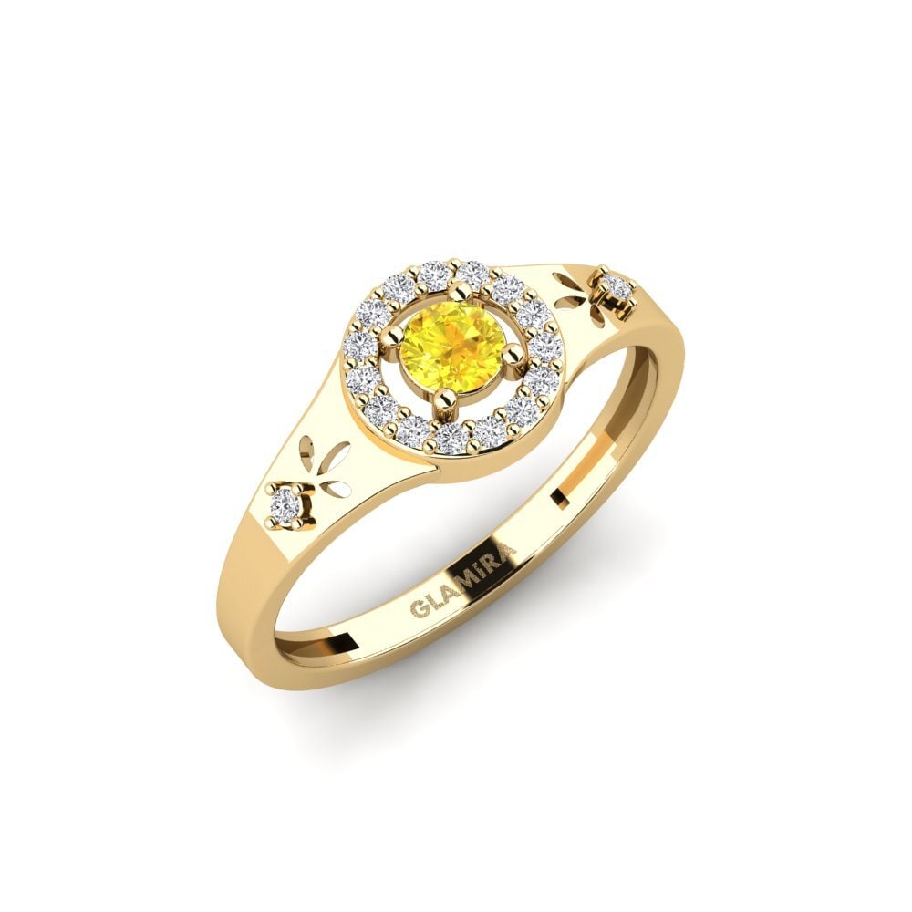 Yellow Sapphire Ring Cwako