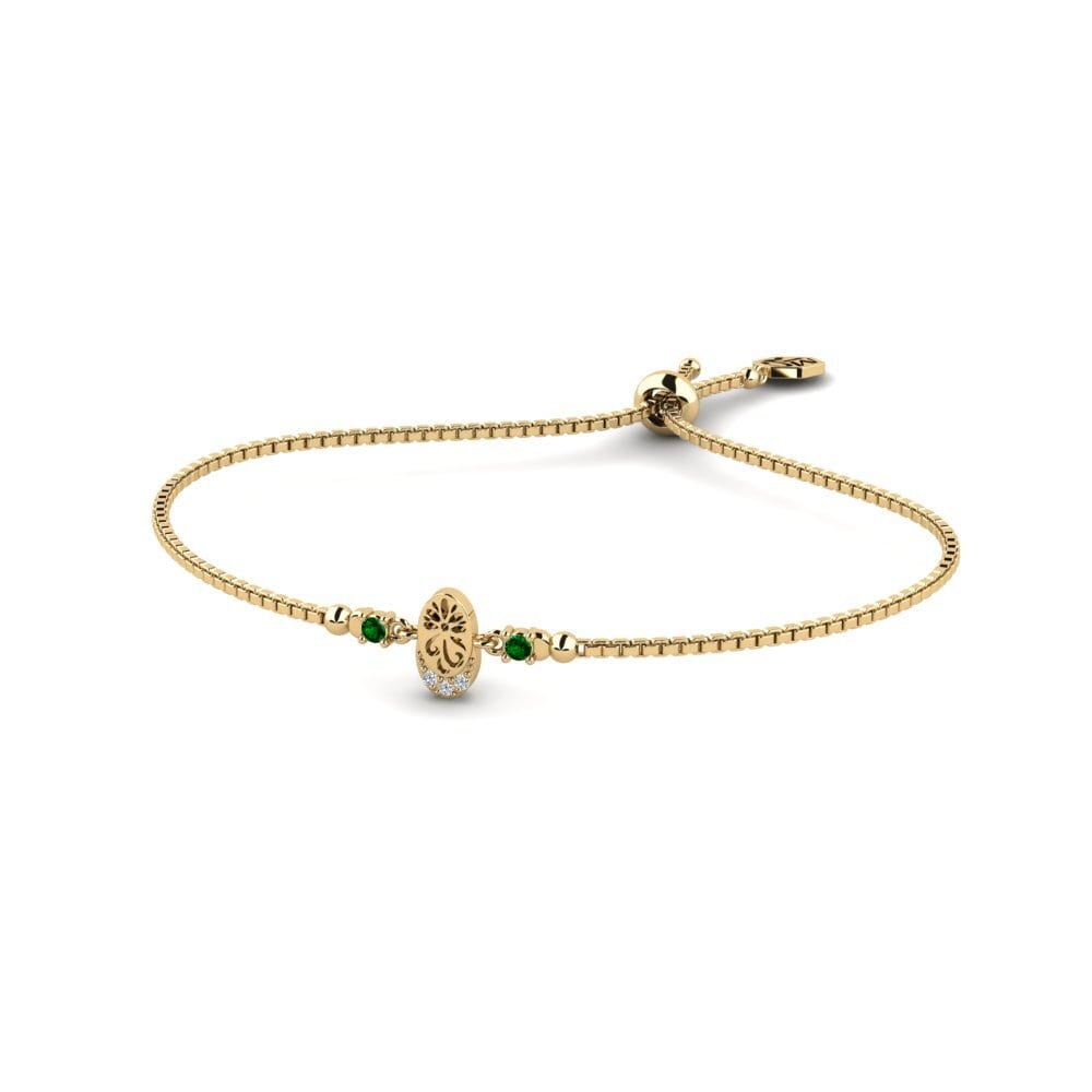 Zircônia Verde Pulseira Feminino Dakalo