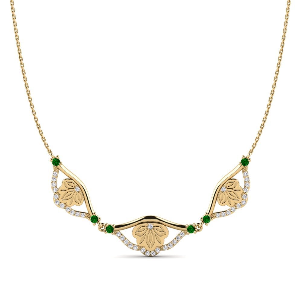 Circonita Verde Collar de Mujer Echwayitile