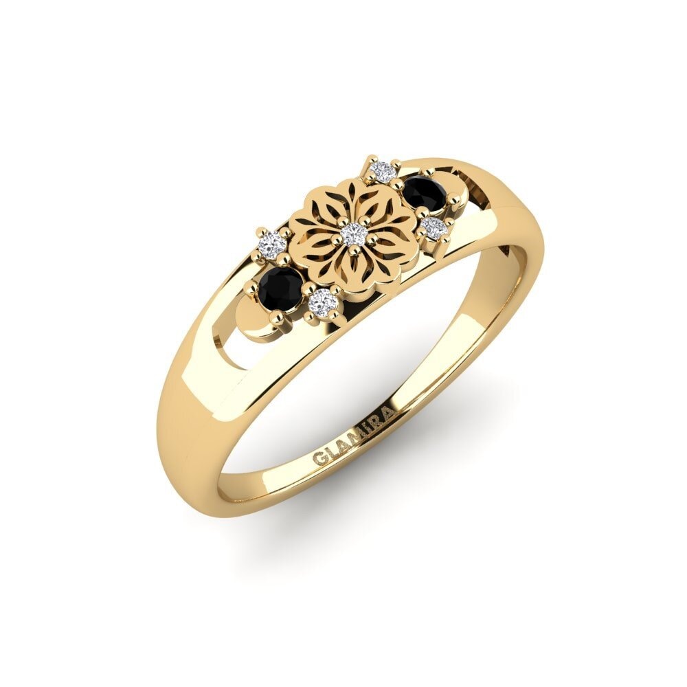 Zafiro negro Anillo Fiefita