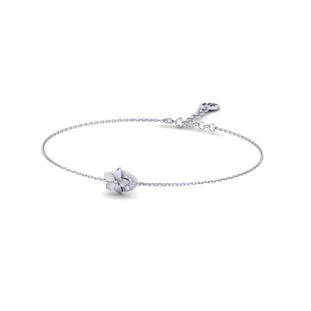 Vàng Trắng 14K Kim Cương Vòng tay nữ Hicks