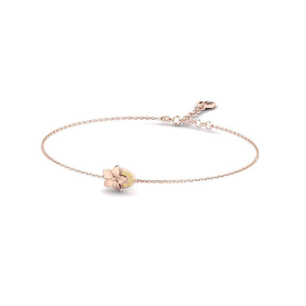 Vàng Hồng 14K Kim Cương Vàng Vòng tay nữ Hicks