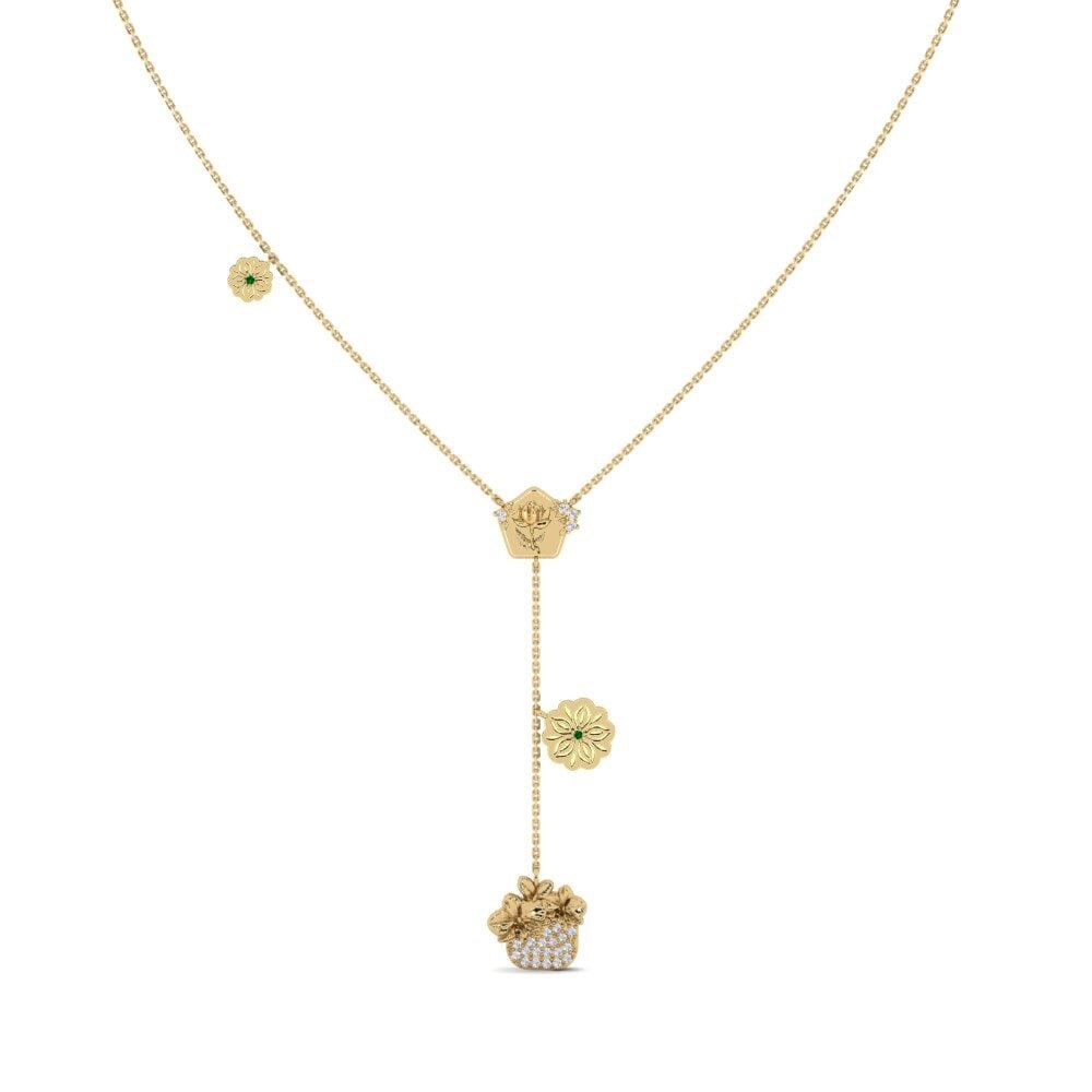 Green Zirconia Women's Necklace Idegran
