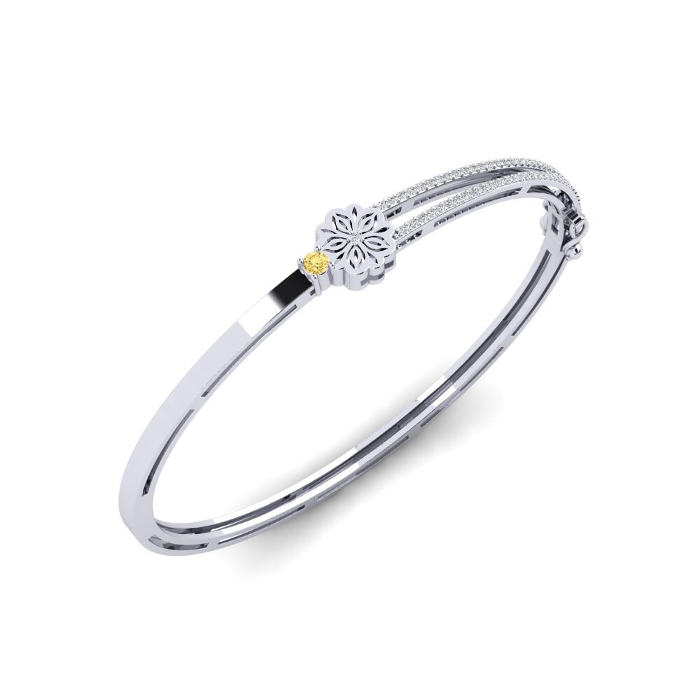Vàng Trắng 14K Kim Cương Vàng Vòng tay nữ Ilangi