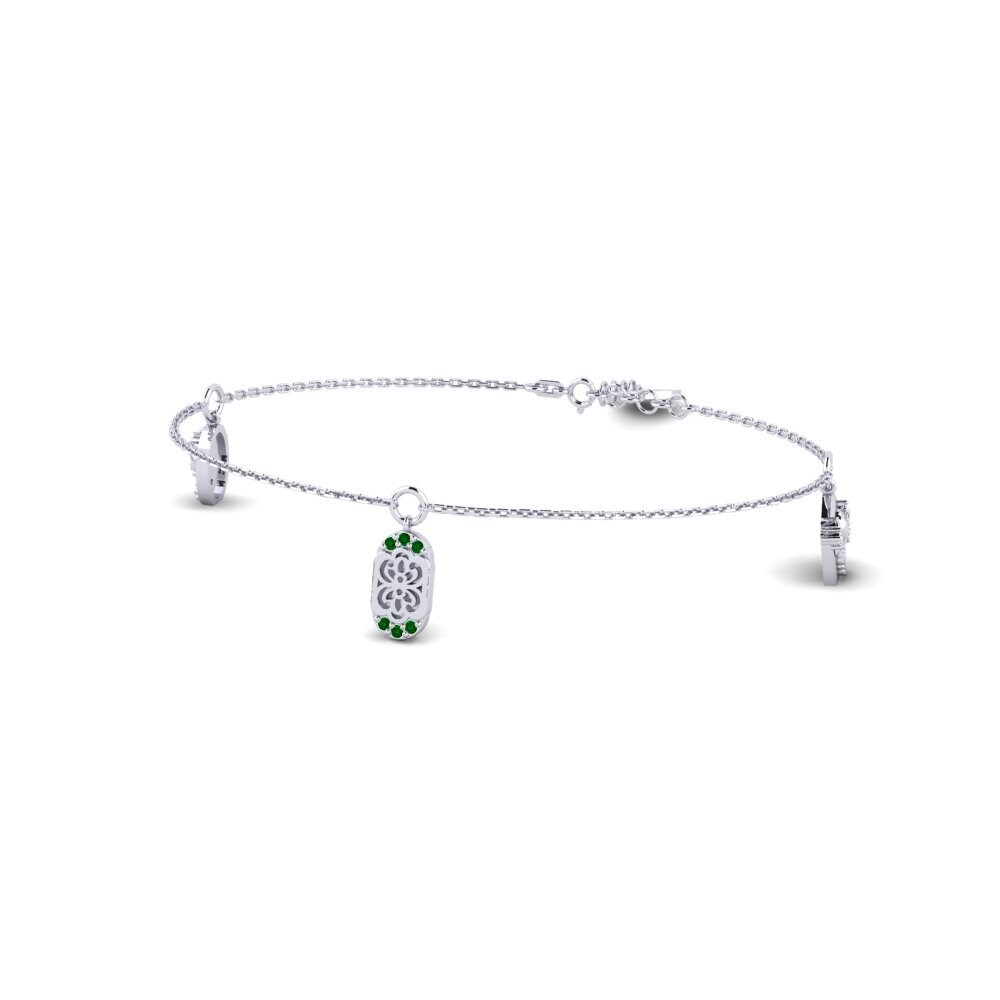 Paladio Circonita Verde Pulsera de Mujer Lavandula