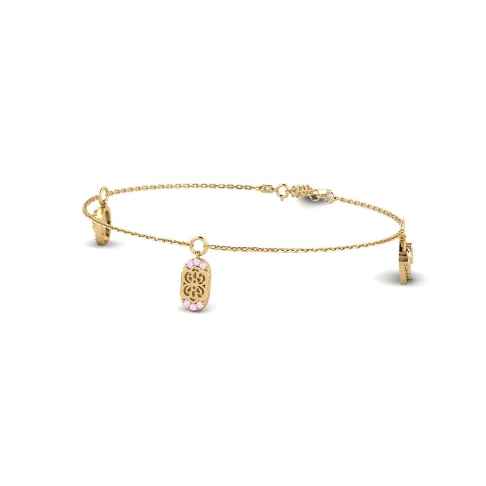 Zafiro Rosado Pulsera de Mujer Lavandula