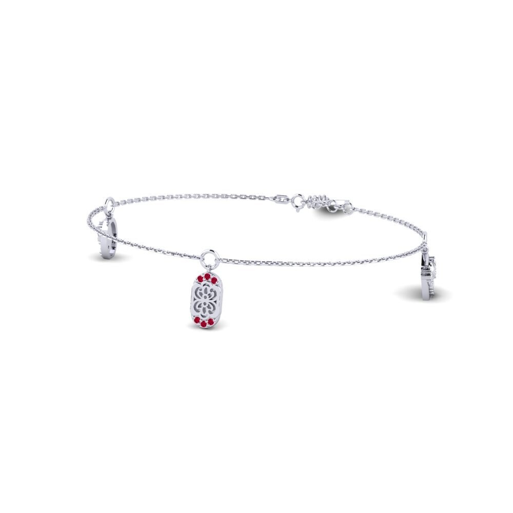 Paladio Rubí Pulsera de Mujer Lavandula