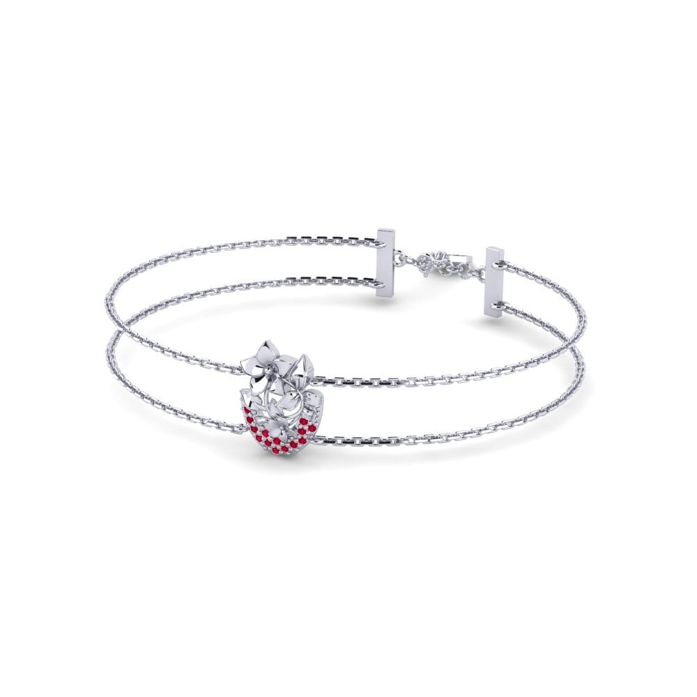 Paladio Rubí Pulsera de Mujer Marquessa