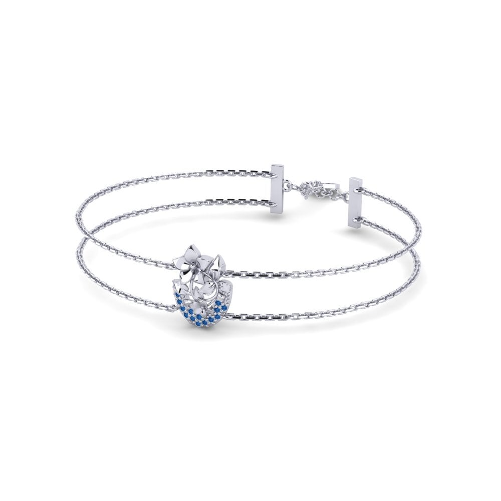 Paladio Circonita Azul Oscuro Pulsera de Mujer Marquessa