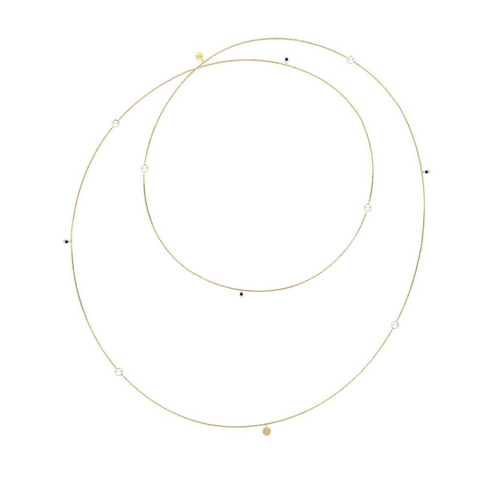 Zafiro Collar de Mujer Niijaut