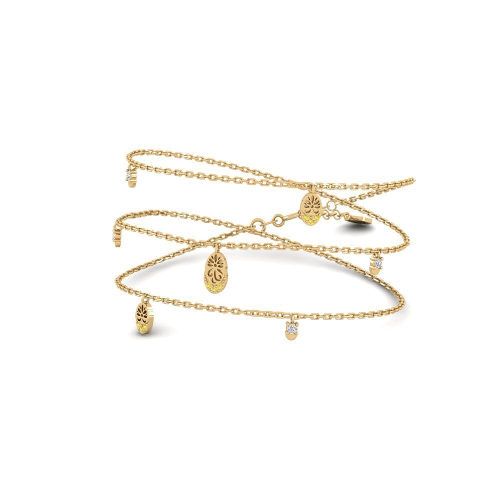 Yellow Sapphire Women's Necklace Nyiimbo