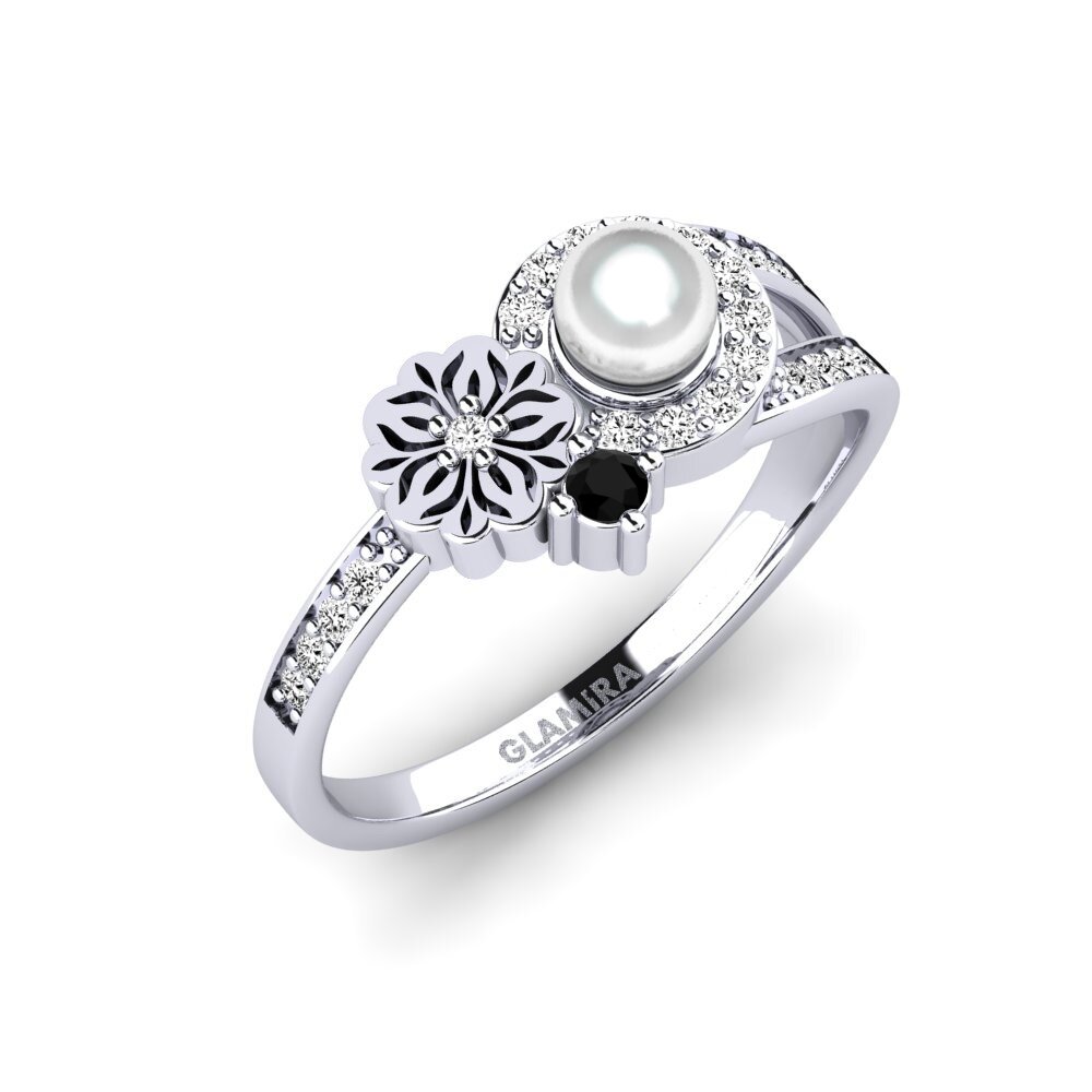 950 Palladium Black Onyx Ring Nzoroko