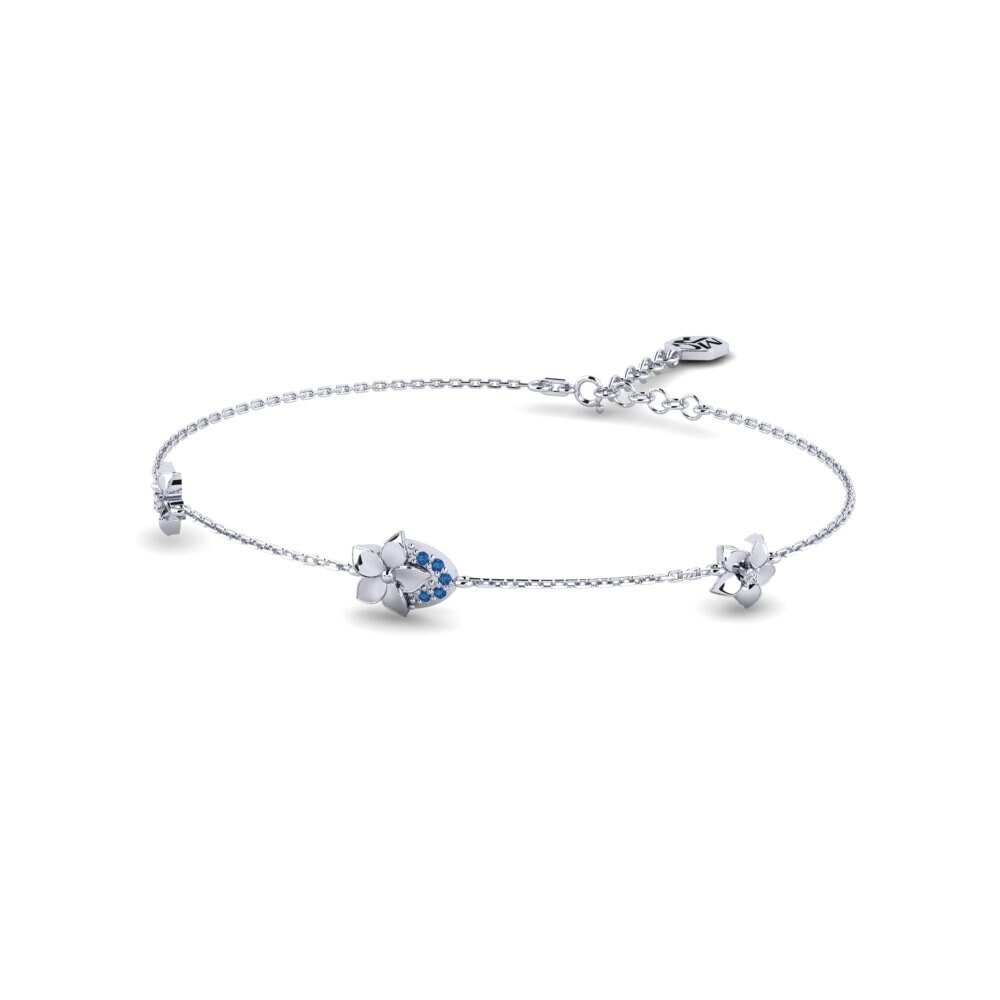 Paladio Circonita Azul Oscuro Pulsera de Mujer President