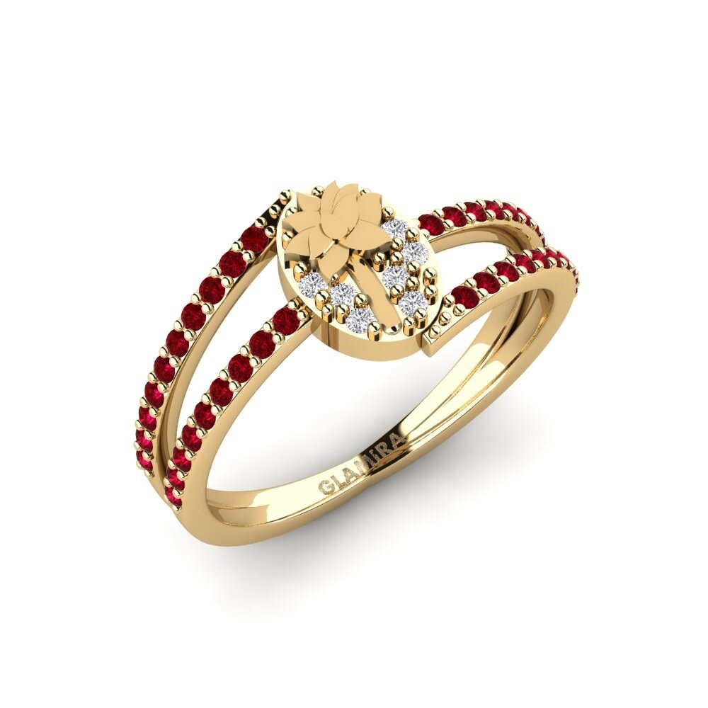 Red Zirconia Ring Seravine