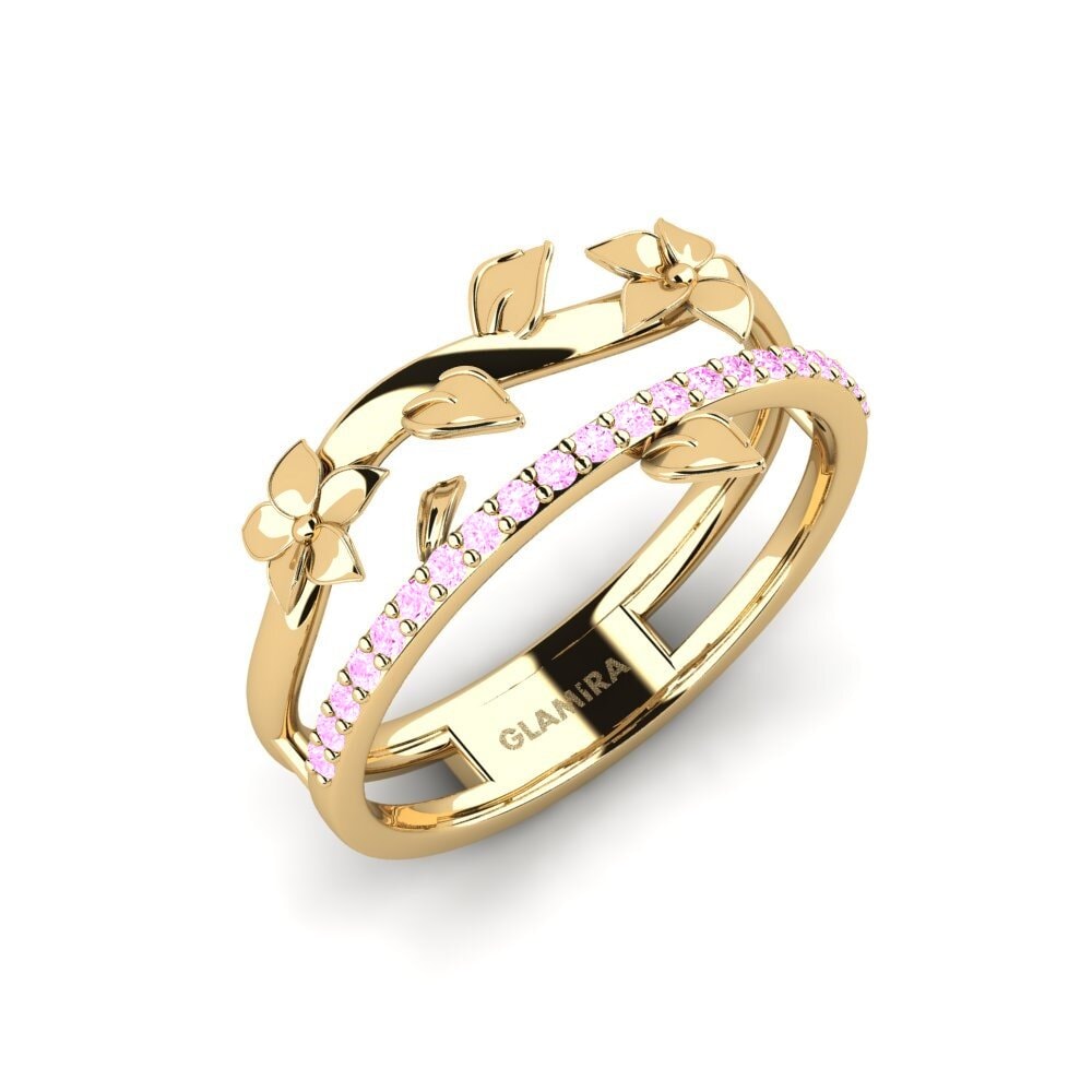 Zafiro Rosado Anillo Sloanea