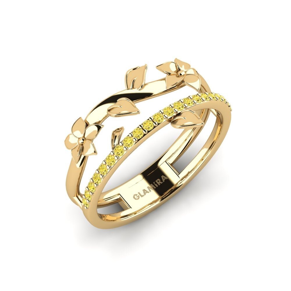 Gelber Saphir Ring Sloanea