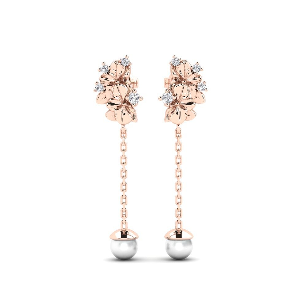 Vàng Hồng 14K Bông tai nữ Sohae - B