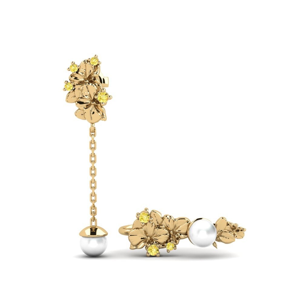 Yellow Sapphire Women's Earring Sohae - SET