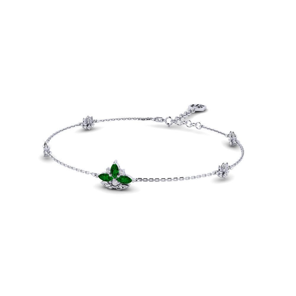 Paladio Circonita Verde Pulsera de Mujer Tactilia