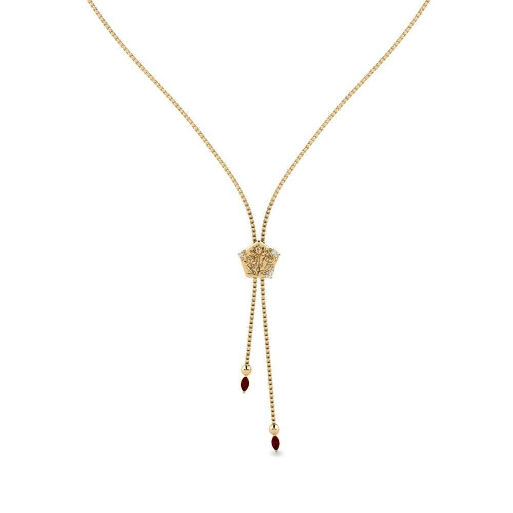 Rubí Collar de Mujer Taxaceae