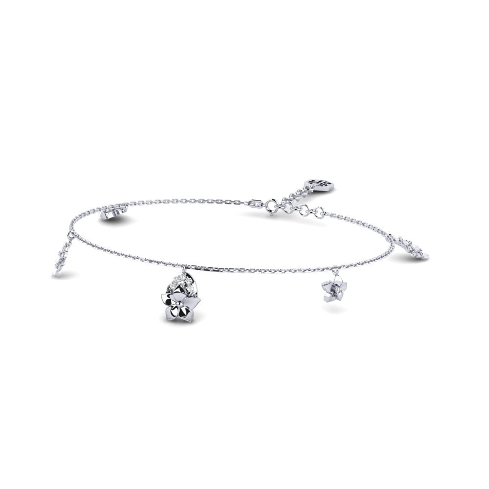 Paladio Moissanita Pulsera de Mujer Thired
