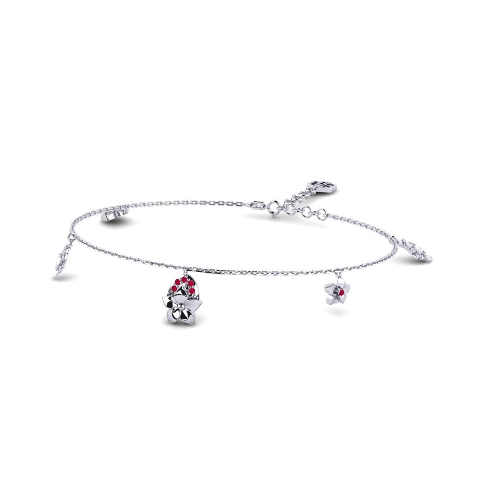 Paladio Rubí Pulsera de Mujer Thired