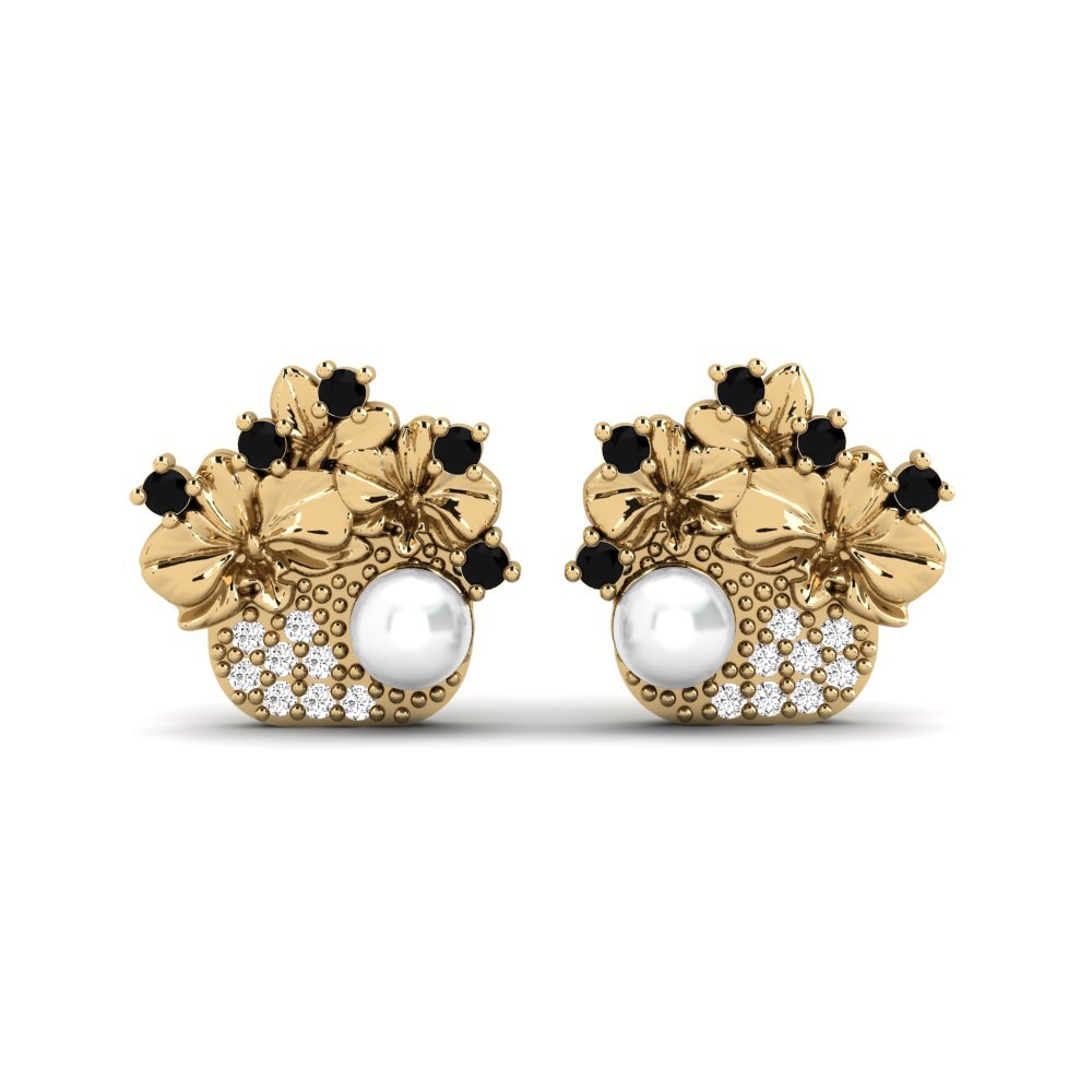 Black Onyx Women's Earring Valea