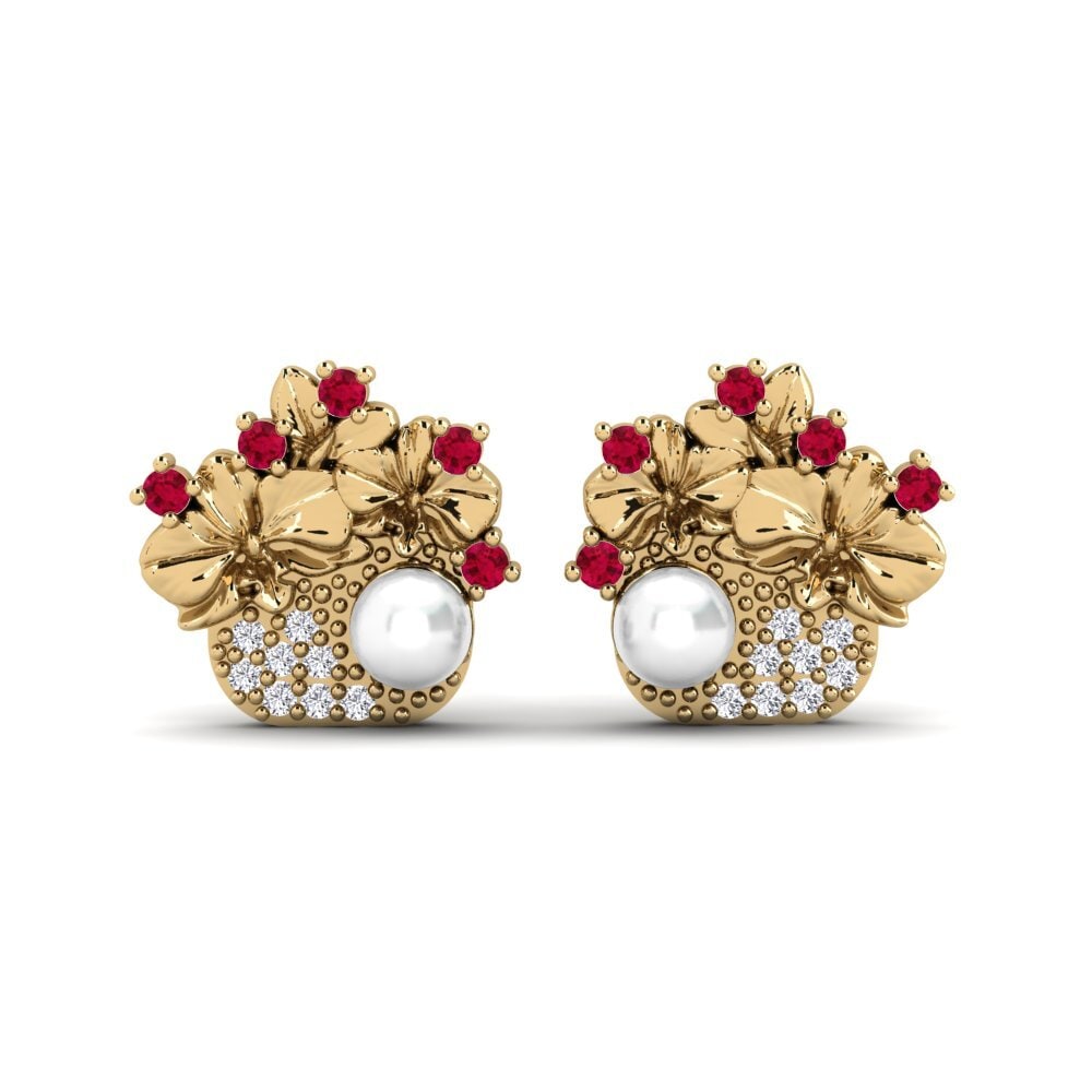 Ruby Women's Earring Valea
