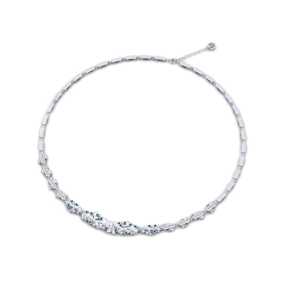 Plata 925 Diamante Azul Colliers Valenor