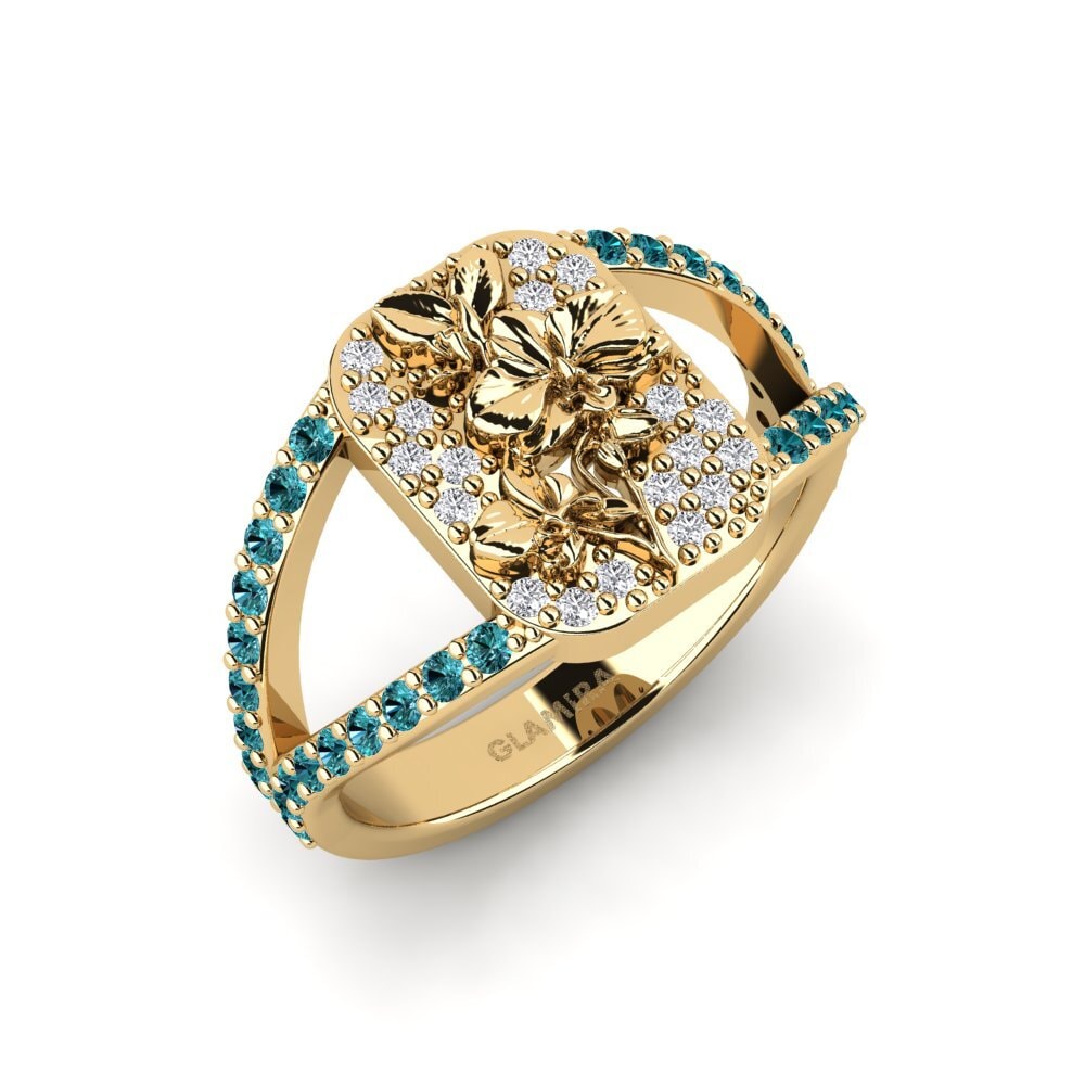 Blue Diamond Ring Vielle