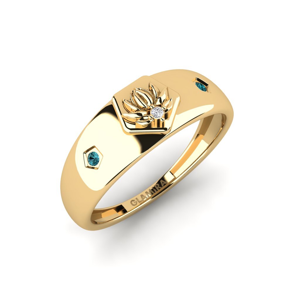 Diamante Azul Anel Vilsamhet