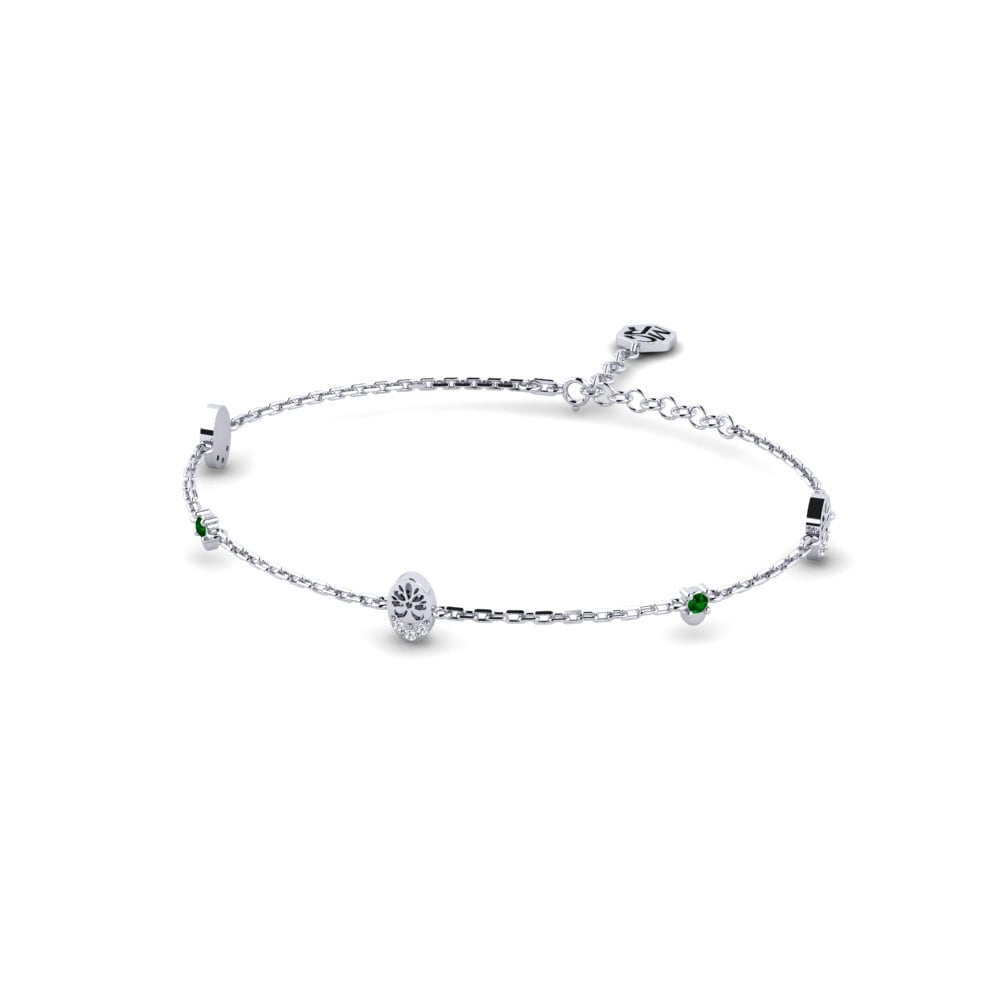 Paladio Circonita Verde Pulsera de Mujer Wayta