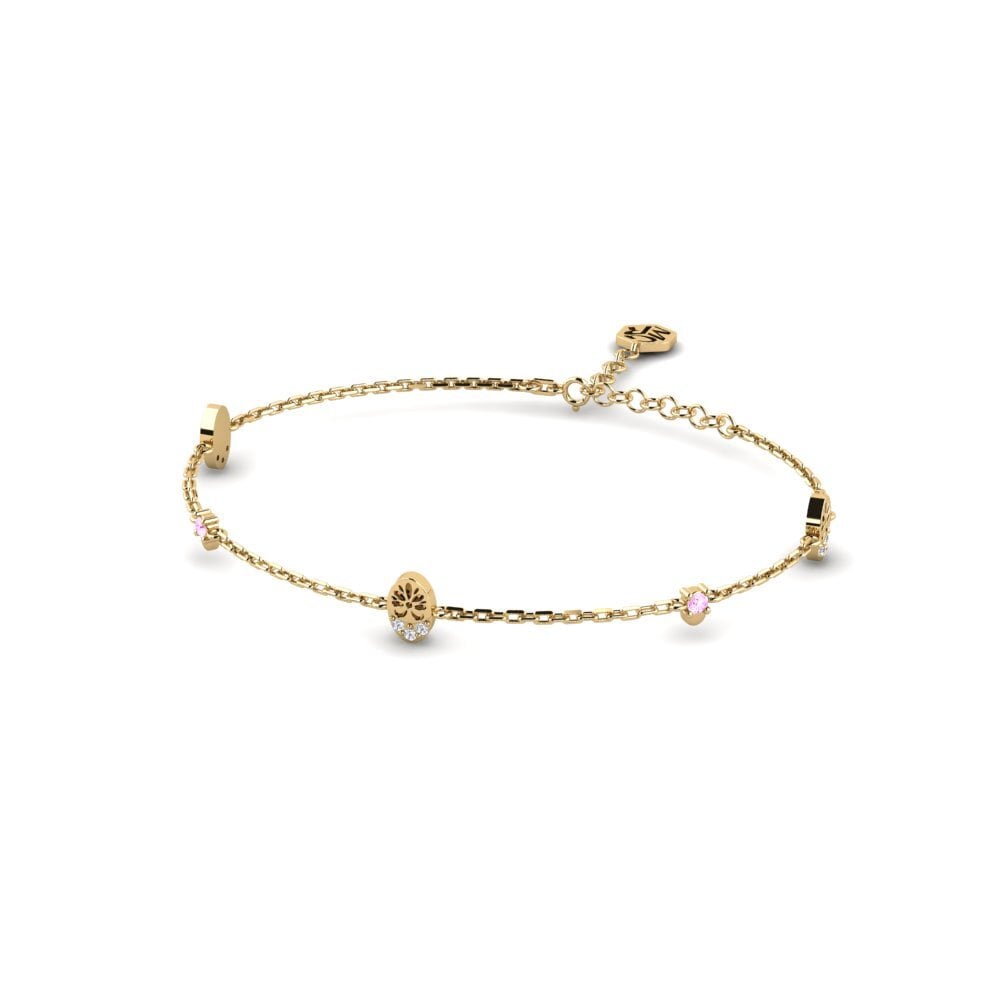 Zafiro Rosado Pulsera de Mujer Wayta
