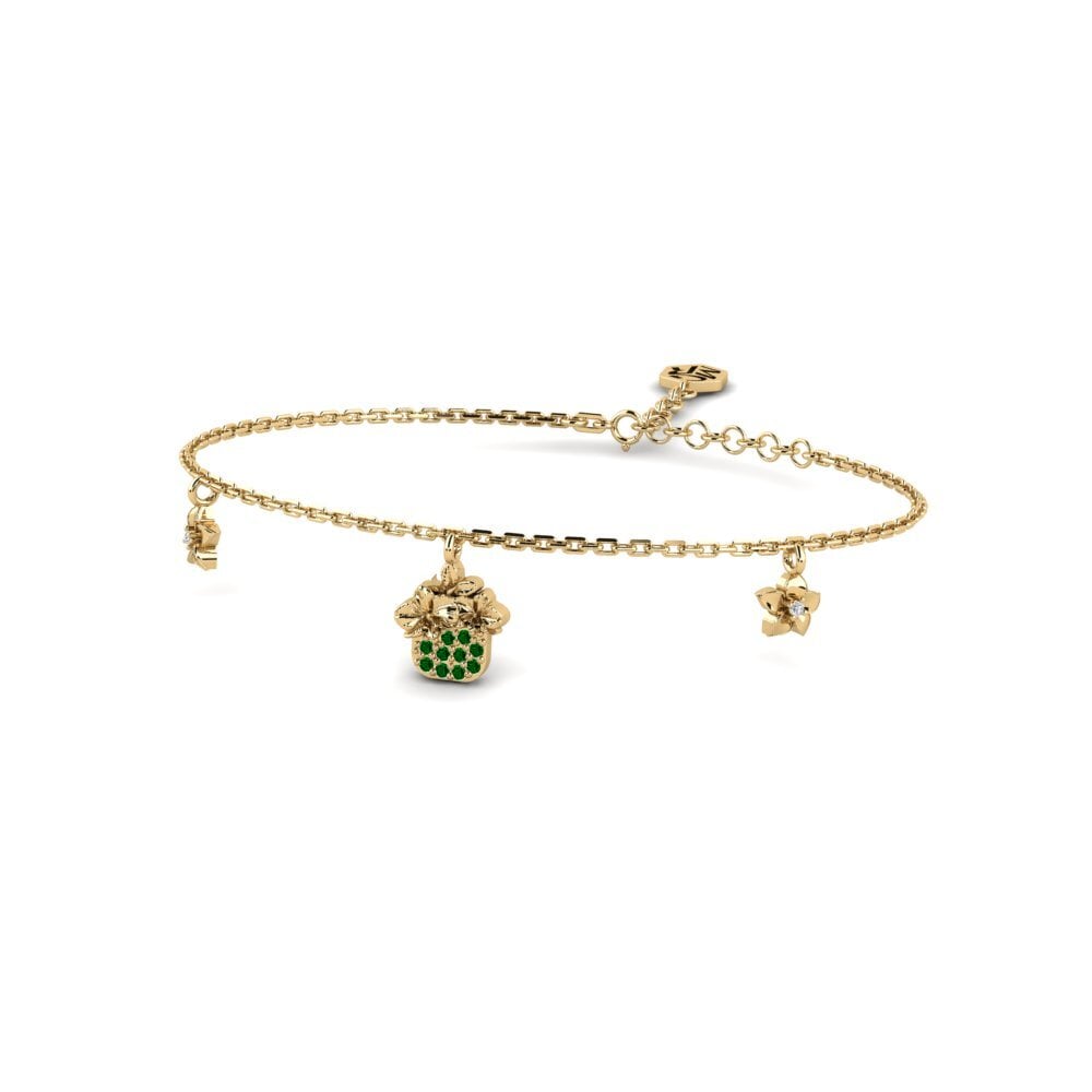 Zircônia Verde Pulseira Feminino Broadway
