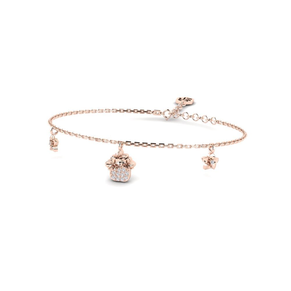 14k Rose Gold Women's Bracelet Broadway