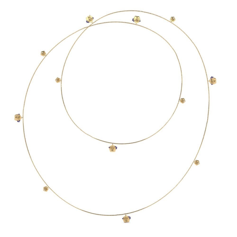 Zafiro Collar de Mujer Coniferophyta