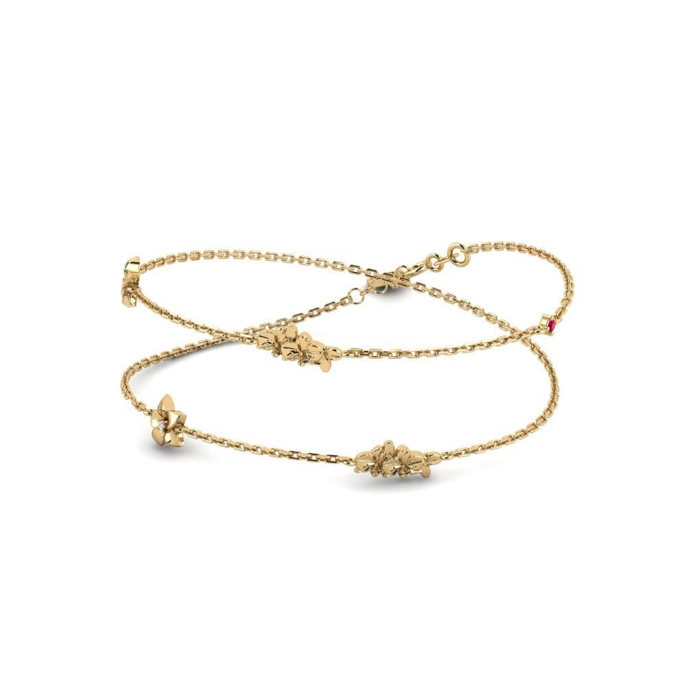 Rubí Collar de Mujer Eclavine