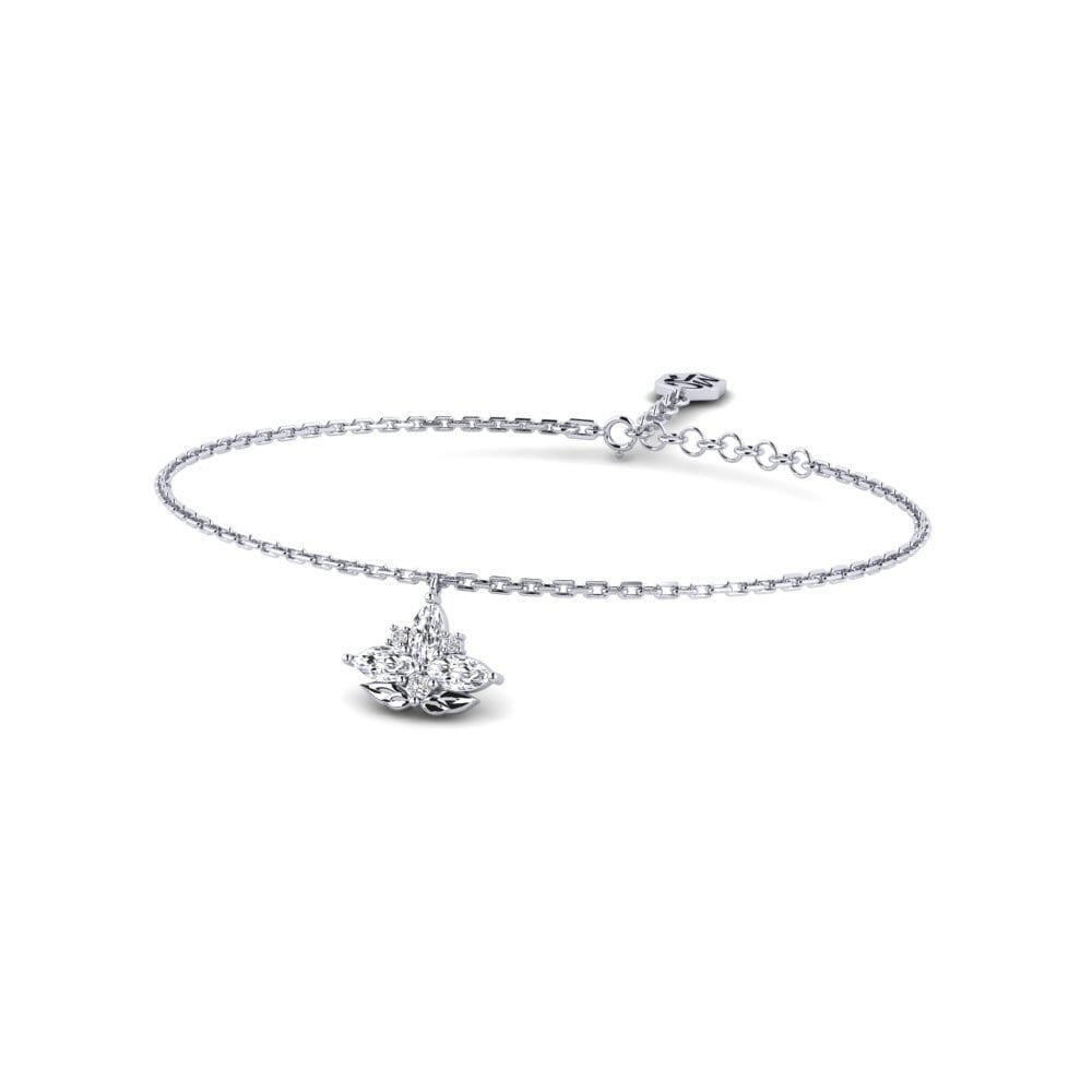 Paladio Diamante Pulsera de Mujer Elevata